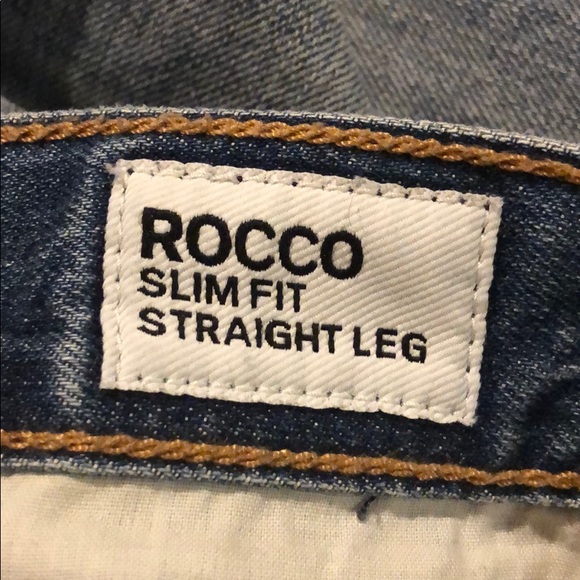 Express Rocco slim fit 34/32 abrasion jeans - Picture 3 of 3